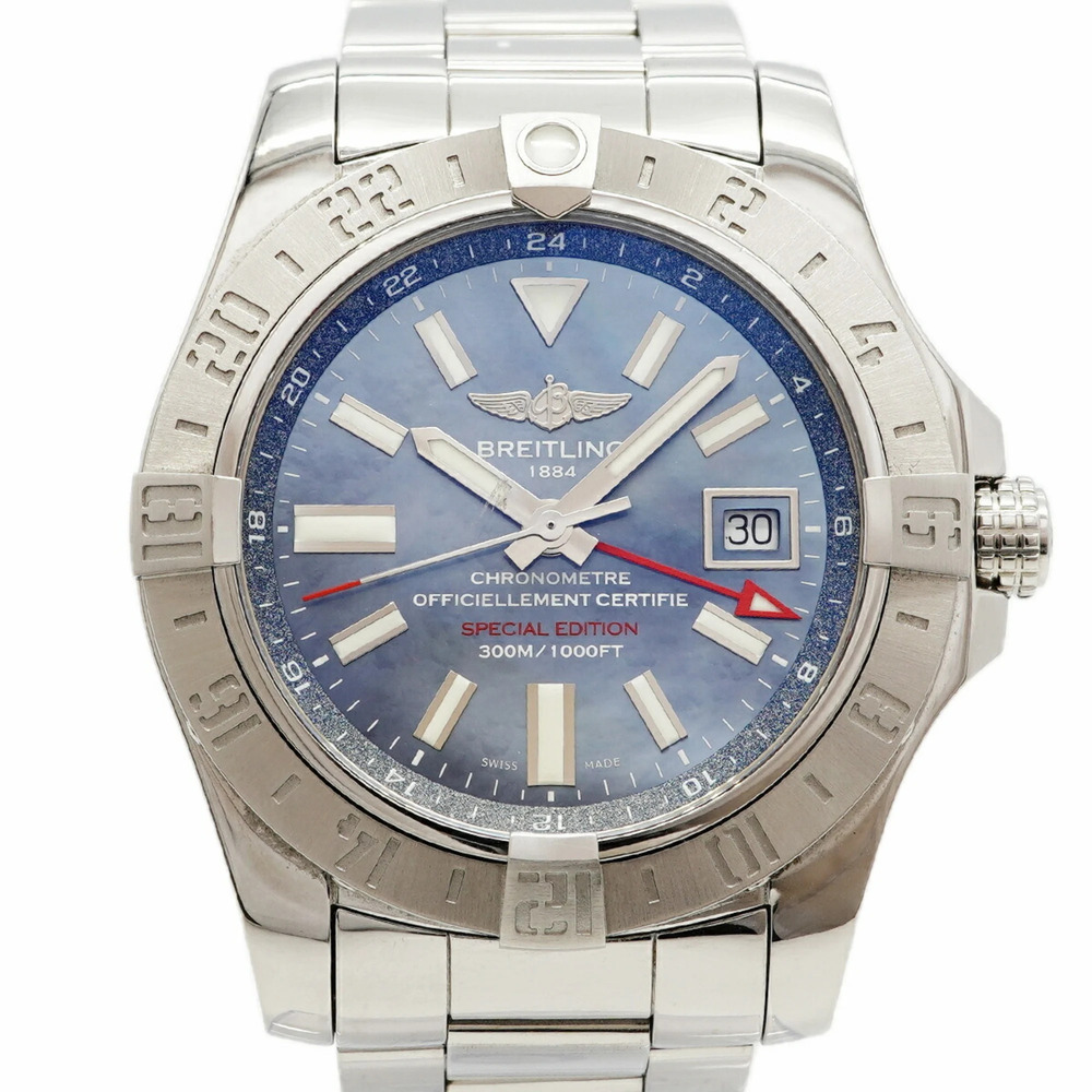 Breitling Avenger II GMT A32390 Blue Dial Men's Watch
